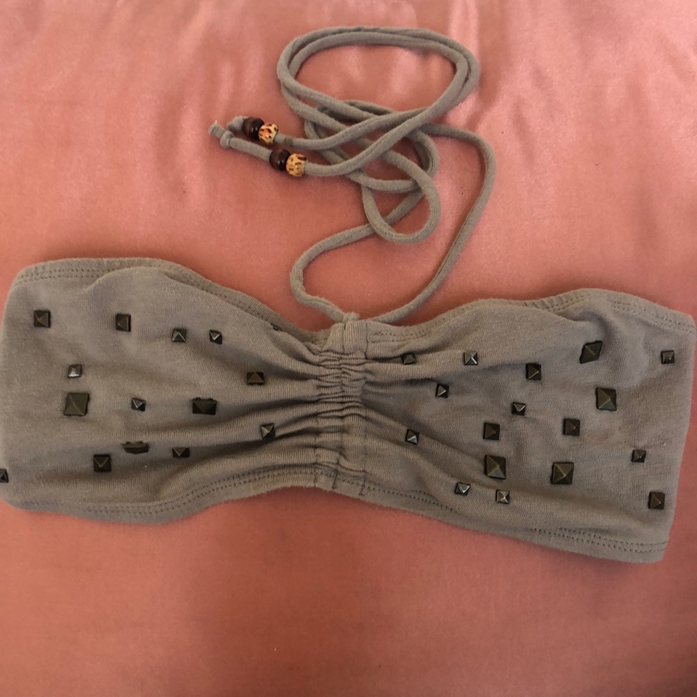 Intimately Free Studded Bandeau with Straps